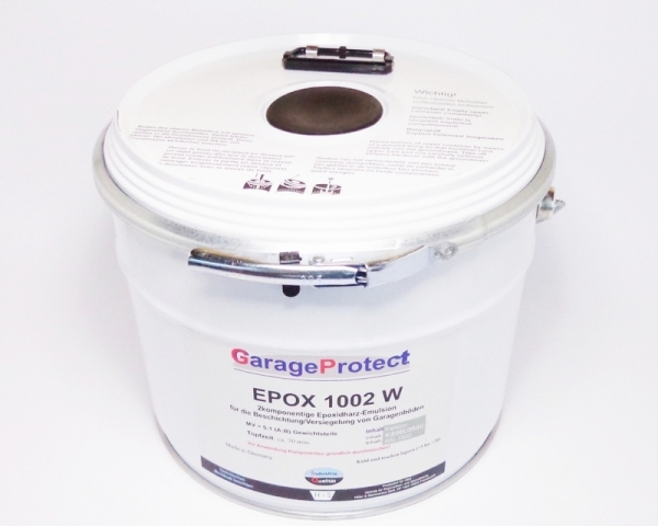 Epoxidharzbeschichtung GarageProtect EPOX 1002, KIESELGRAU 10 kg (Grundpreis pro kg =15,75 EUR)